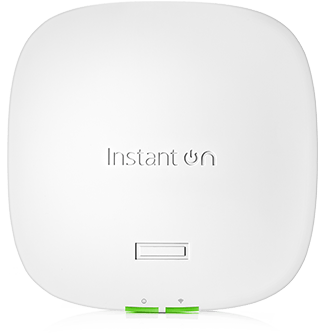 O Instant On AP32 oferece uma banda sem fio dedicada de 6 GHz para proporcionar mais rendimento e produtividade a seus dispositivos habilitados para Wi-Fi 6E. Essa nova opção de conectividade oferece até 2,4 Gbps de taxa de transferência, trazendo a nuvem para mais perto de seus negócios.